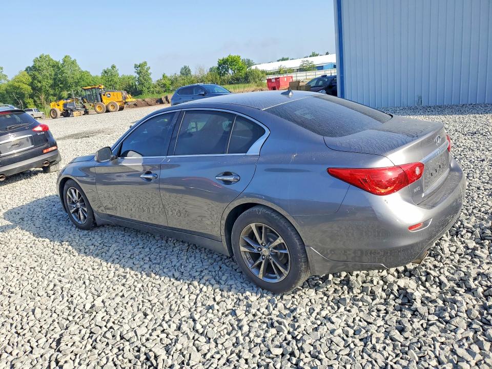 2017 Infiniti Q50 VIN JN1EV7AR7HM840507 COPART salvage auction — NORMAL WEAR, Oh - Cert Of Title-Rebuilt Salvage (P), sold $1,600 on 2026-07-09 (photo 2)