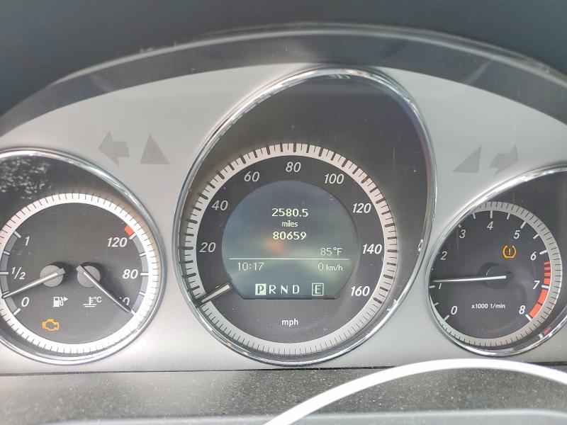 2011 Mercedes-benz C class VIN WDDGF5EB5BA460732 COPART salvage auction — FRONT END, TN - CERTIFICATE OF TITLE (P), sold $825 on 2026-07-23 (photo 9)