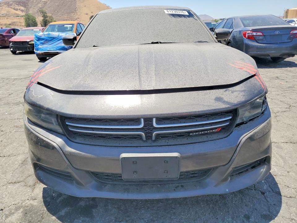 2016 Dodge Charger VIN 2C3CDXBG0GH199016 COPART salvage auction — FRONT END, Ca - Dis/Dlr/Exp Only Clean Title, sold $1,350 on 2026-08-20 (photo 5)