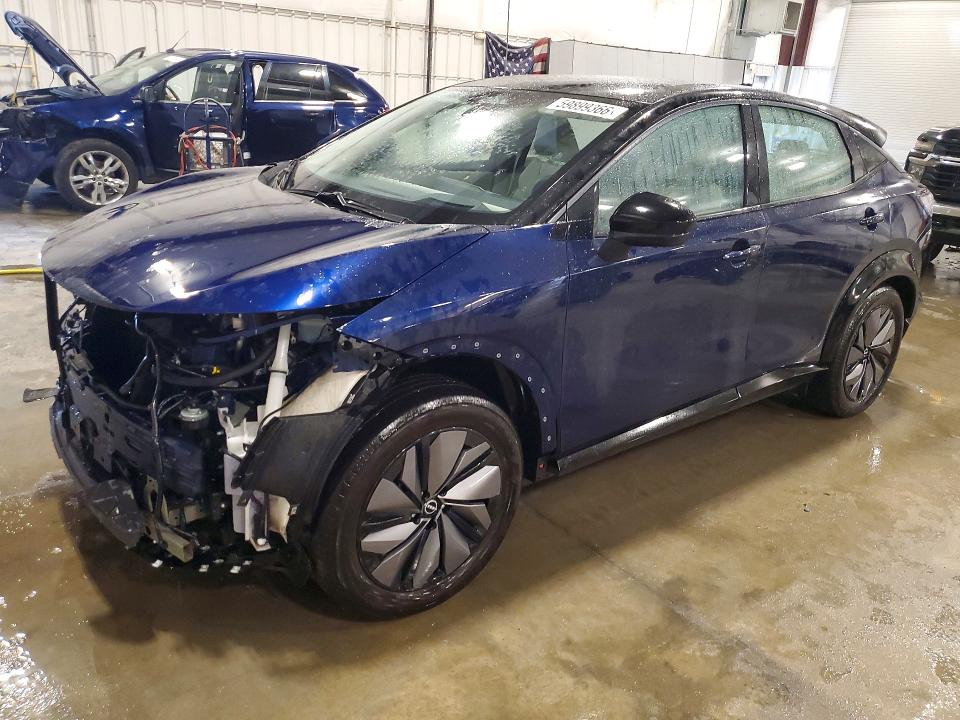 2024 Nissan Ariya VIN JN1DF0BB5RM736875 COPART salvage auction — FRONT END, Mn - Cert Of Title-Salvage, sold $2,700 on 2026-07-27 (photo 1)