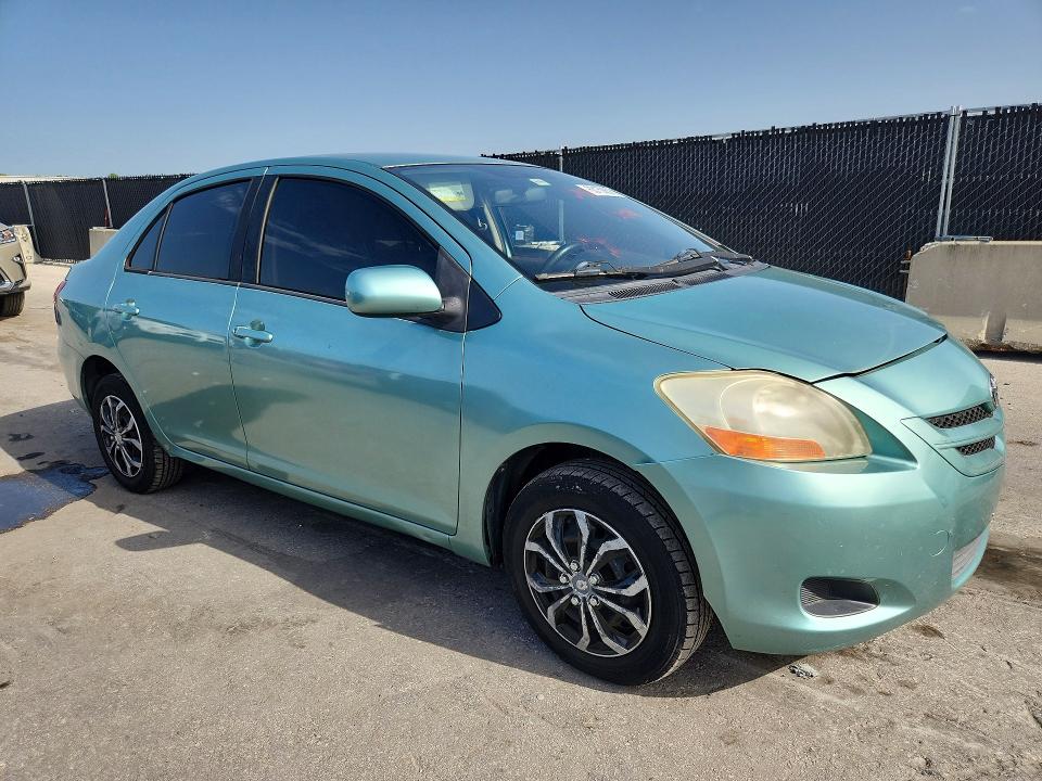 2007 Toyota Yaris VIN JTDBT923X71061193 COPART salvage auction — FRONT END, FL - CERT OF TITLE SLVG REBUILDABLE, sold $15 on 2026-07-23 (photo 4)