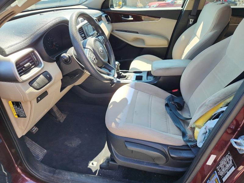2018 Kia Sorento VIN 5XYPG4A57JG360549 COPART salvage auction — FRONT END, Ny - Mv-907A Salvage Certificate, sold $2,200 on 2026-07-14 (photo 7)