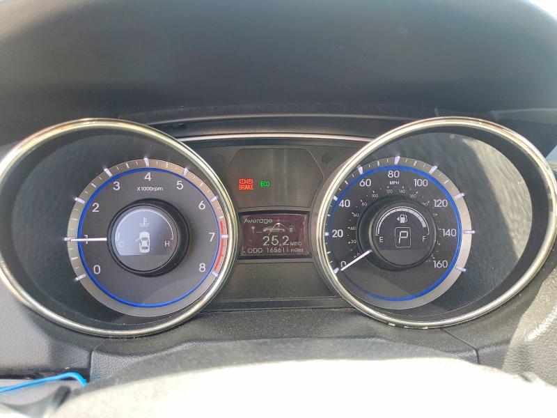 2012 Hyundai Sonata VIN 5NPEC4ACXCH390545 COPART salvage auction — FRONT END, Pa - Certificate Of Salvage, sold $400 on 2026-07-22 (photo 9)