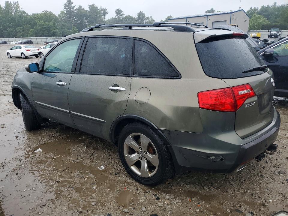 2007 Acura Mdx VIN 2HNYD28837H527737 COPART salvage auction — FRONT END, Ma - Cert Of Title-Reconstrctd Coll, sold $325 on 2026-07-23 (photo 2)
