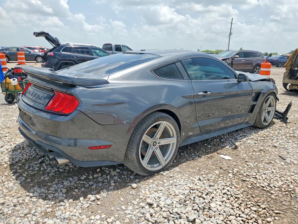 2020 Ford Mustang VIN 1FA6P8CF7L5124378 COPART salvage auction — FRONT END, Tx - Salvage Vehicle Title, sold $10,600 on 2026-08-20 (photo 3)