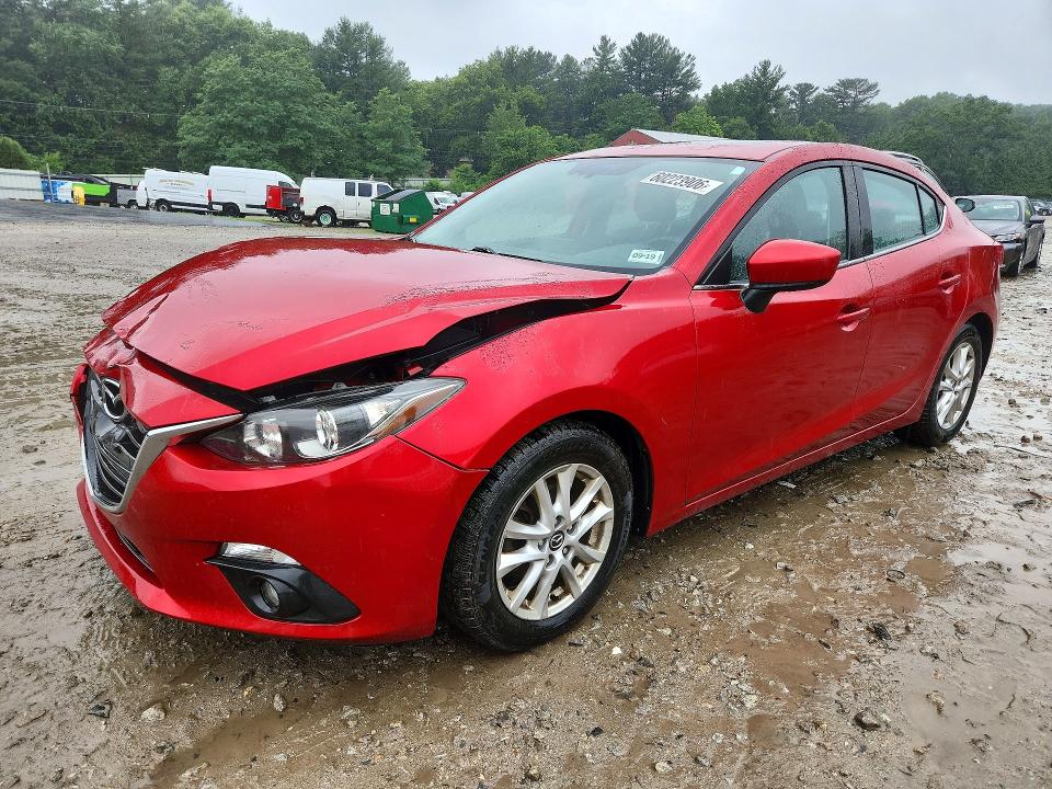 2016 Mazda 3 VIN JM1BM1V73G1309071 COPART salvage auction — FRONT END, MA - CERT OF TITLE-RECONSTRCTD COLL, sold $1,700 on 2026-07-16 (photo 1)