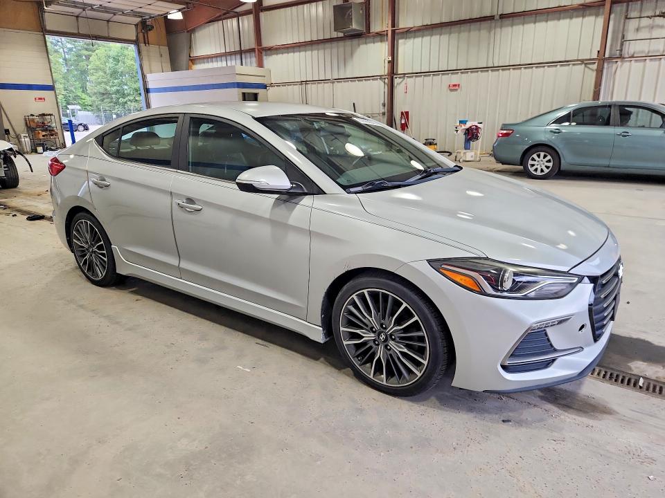 2017 Hyundai Elantra VIN KMHD04LB5HU322817 COPART salvage auction — MECHANICAL, Va - Certificate Of Title (P), sold $5,300 on 2026-07-31 (photo 4)
