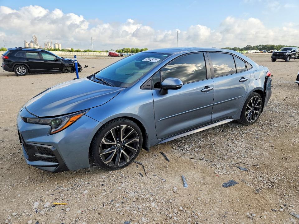 2020 Toyota Corolla VIN JTDP4RCE8LJ016427 COPART salvage auction — REAR END, Tx - Salvage Vehicle Title, sold $6,100 on 2026-07-09 (photo 1)