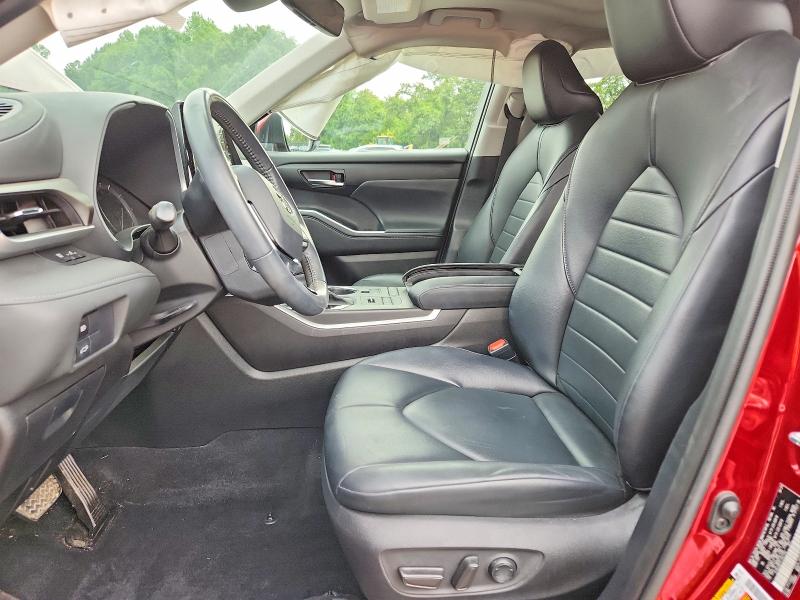 2020 Toyota Highlander VIN 5TDGZRBH1LS047292 COPART salvage auction — SIDE, Tn - Salvage Certificate, sold $3,400 on 2026-07-28 (photo 7)