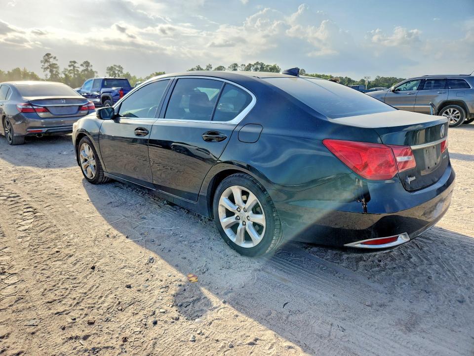 2014 Acura RLX VIN JH4KC1F31EC002822 COPART salvage auction — REAR END, Tx - Certificate Of Title, sold $1,600 on 2026-07-15 (photo 2)