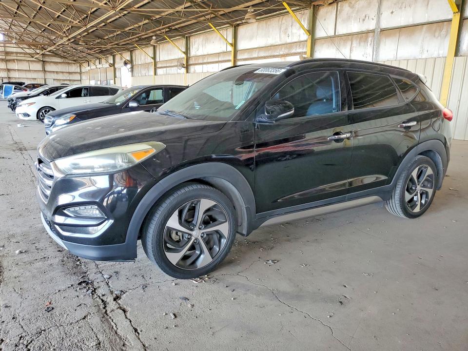 2017 Hyundai Tucson VIN KM8J33A26HU331372 COPART salvage auction — NORMAL WEAR, Az - Certificate Of Title, sold $625 on 2026-07-27 (photo 1)