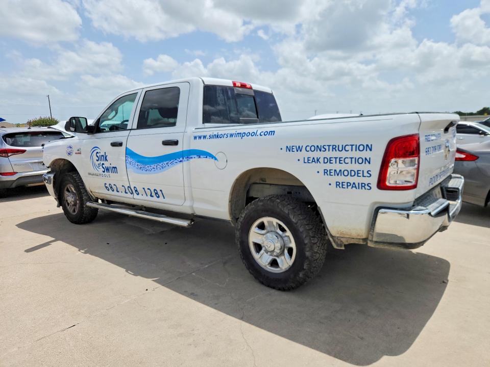2020 Ram 2500 VIN 3C6UR5CL6LG197340 COPART salvage auction — FRONT END, Tx - Salvage Vehicle Title, sold $3,200 on 2026-07-23 (photo 2)