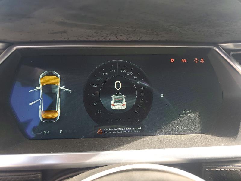 2014 Tesla Model s VIN 5YJSA1H17EFP37763 COPART salvage auction — FRONT END, CA - SALVAGE CERTIFICATE, sold $2,100 on 2026-07-27 (photo 9)