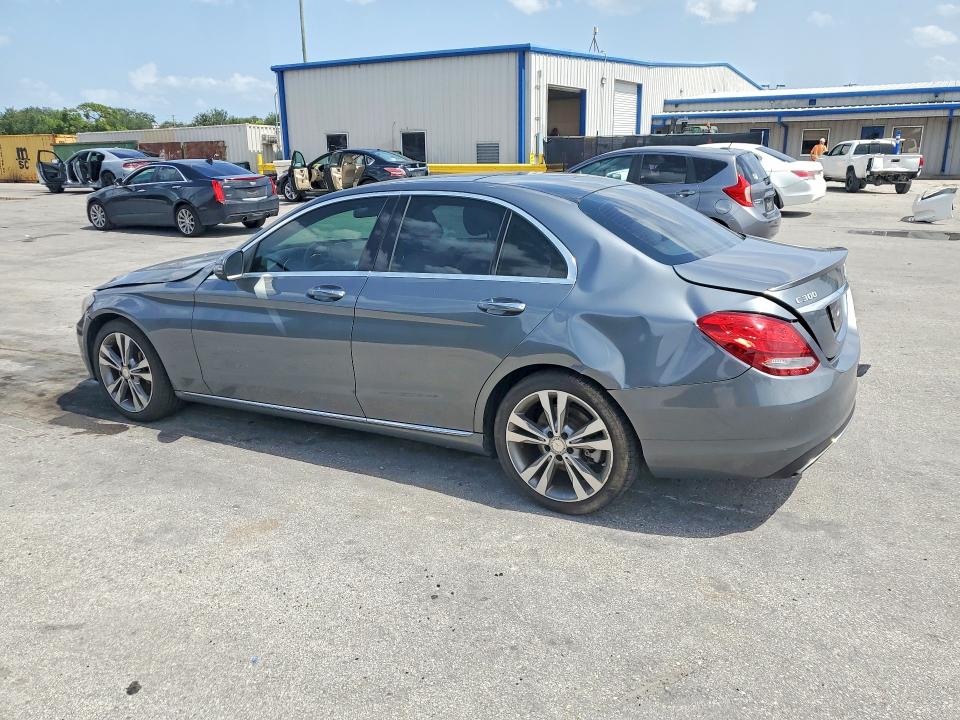 2017 Mercedes-benz C-klasse VIN WDDWF4JB1HR219966 COPART salvage auction — FRONT END, Fl - Cert Of Title Slvg Rebuildable, sold $3,100 on 2026-08-06 (photo 2)