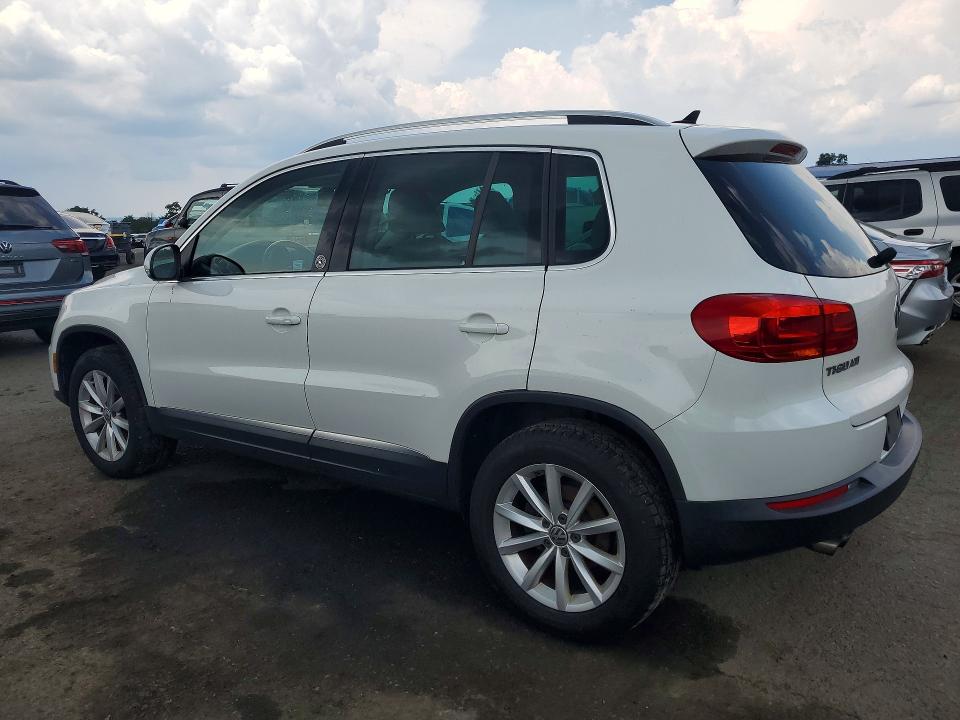 2017 Volkswagen Tiguan VIN WVGSV7AX2HK008899 COPART salvage auction — MECHANICAL, Pa - Cert Of Title (P), sold $2,050 on 2026-08-07 (photo 2)