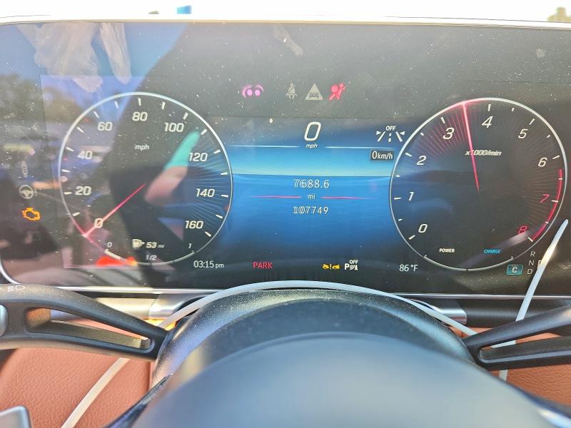 2023 Mercedes-benz S-klasse VIN W1K6G6DB8PA180679 COPART salvage auction — FRONT END, Ca - Salvage Certificate, sold $32,750 on 2026-07-31 (photo 9)