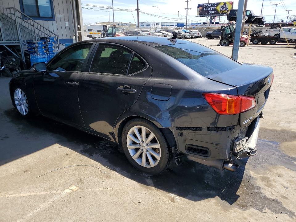 2009 Lexus Is 250 VIN JTHBK262595088453 COPART salvage auction — REAR END, Ca - Salvage Certificate, sold $600 on 2026-07-30 (photo 2)