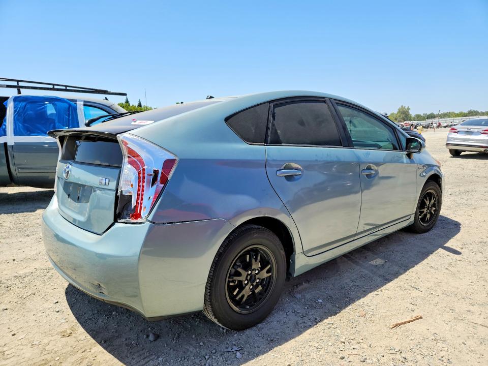 2015 Toyota Prius VIN JTDKN3DU6F1904348 COPART salvage auction — REAR END, Ca - Salvage Certificate, sold $475 on 2026-07-28 (photo 3)