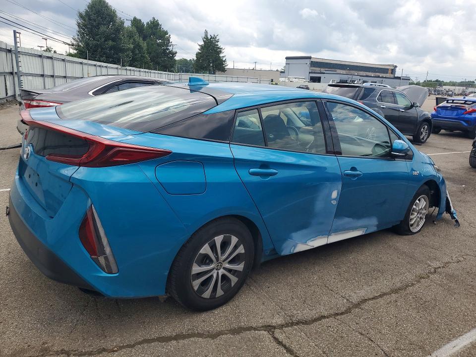 2020 Toyota Prius prime VIN JTDKARFP8L3138662 COPART salvage auction — FRONT END, Oh - Cert Of Title-Salvage, sold $625 on 2026-07-29 (photo 3)