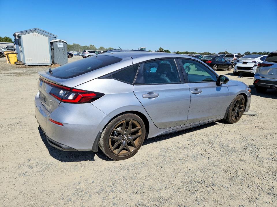 2024 Honda Civic VIN 19XFL2H80RE016467 COPART salvage auction — FRONT END, Ca - Salvage Certificate, sold $9,600 on 2026-08-25 (photo 3)