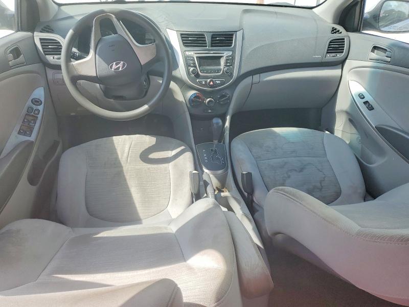 2015 Hyundai Accent VIN KMHCT4AE6FU907449 COPART salvage auction — FRONT END, Fl - Certificate Of Title, sold $725 on 2026-07-22 (photo 8)