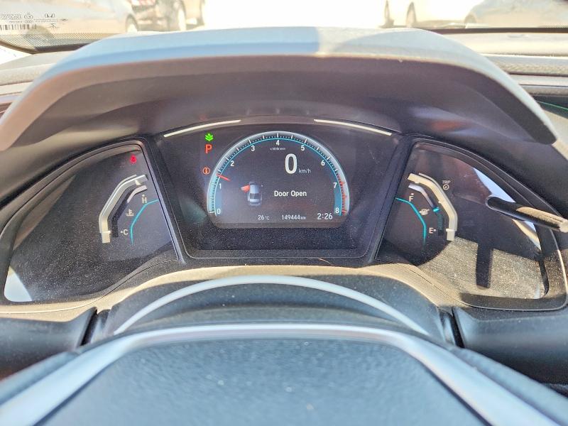 2021 Honda Civic VIN 2HGFC2F54MH015961 COPART salvage auction — ROOF, ON - PERMIT NO BRAND - UNFIT, sold $8,500 on 2026-07-28 (photo 9)