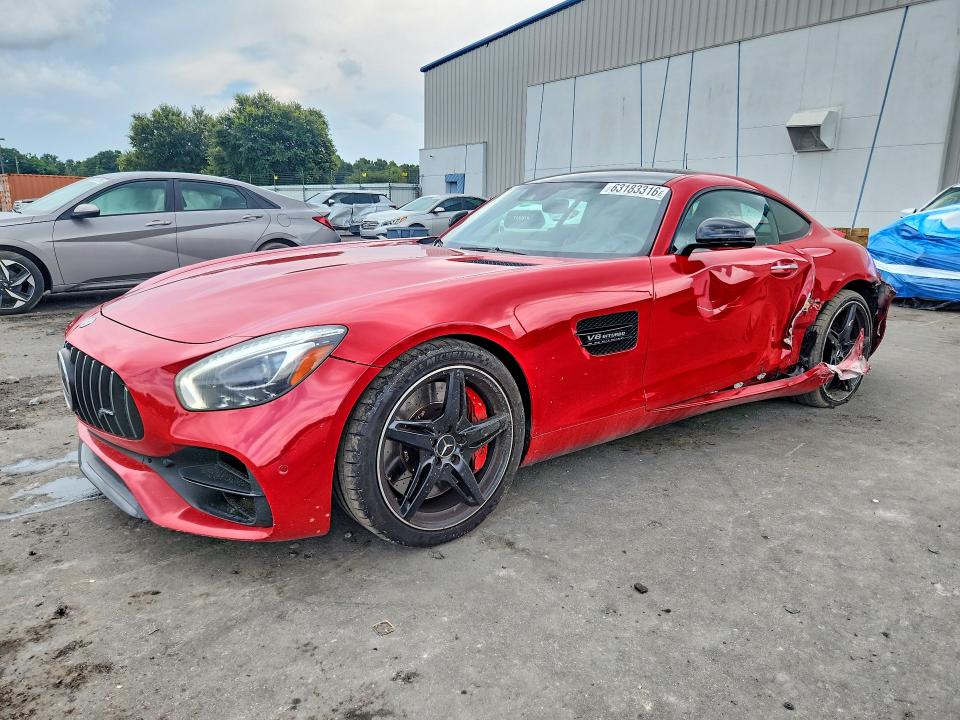 2018 Mercedes-benz AMG GT VIN WDDYJ7JA3JA013858 — COPART salvage auction photo