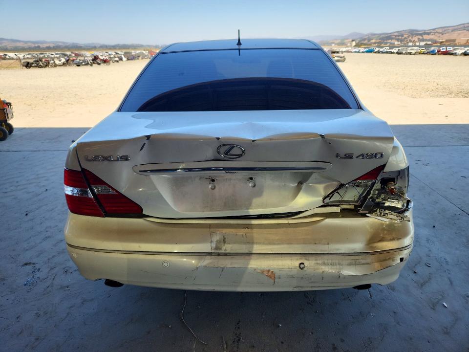 2005 Lexus Ls 430 VIN JTHBN36F855000070 COPART salvage auction — REAR END, Ca - Salvage Certificate, sold $1,150 on 2026-07-16 (photo 6)