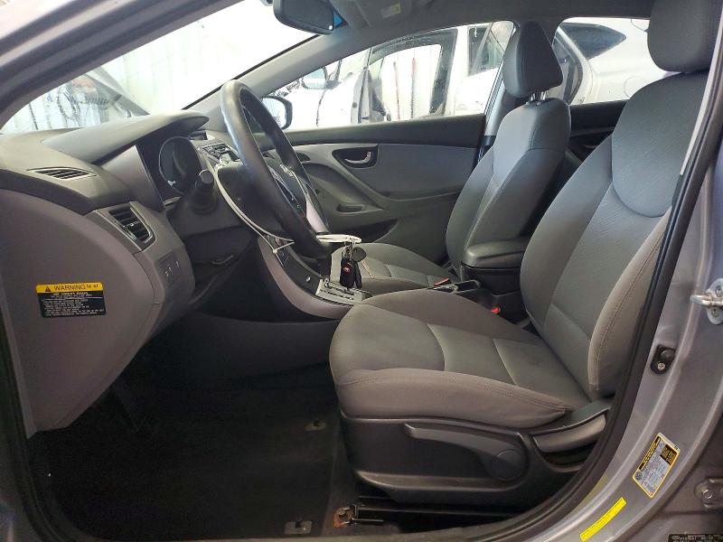 2012 Hyundai Elantra VIN KMHDH4AE8CU387921 COPART salvage auction — MECHANICAL, WV - CERTIFICATE OF TITLE, sold $575 on 2026-07-22 (photo 7)