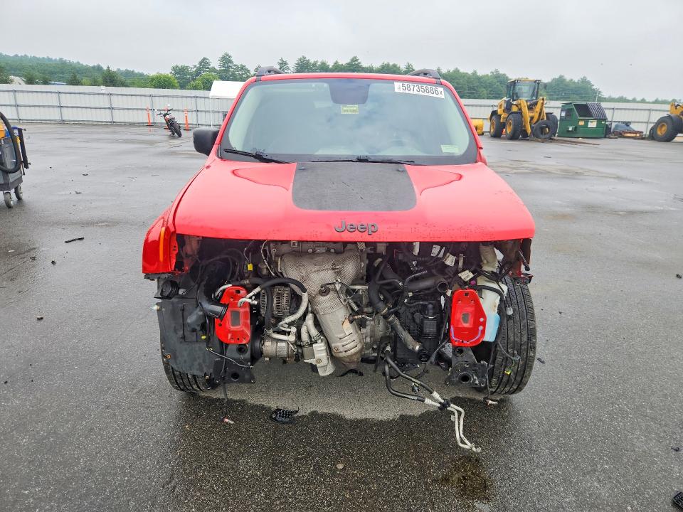 2015 Jeep Renegade VIN ZACCJBCT9FPC19201 COPART salvage auction — FRONT END, Me - Cert Of Title-Salvage Collisio, sold $1,400 on 2026-08-12 (photo 5)