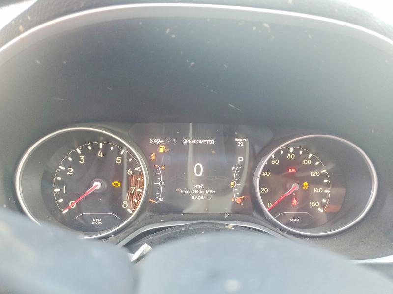 2018 Jeep Compass VIN 3C4NJDCB5JT267341 COPART salvage auction — ROLLOVER, Salvage Title, sold $70 on 2026-07-28 (photo 9)