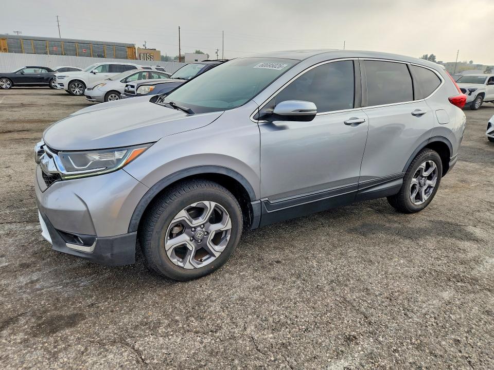 2019 Honda Cr-v VIN 7FARW2H89KE016704 COPART salvage auction — MINOR DENT/SCRATCHES, CA - CERT OF TITLE-SALVAGED, sold $4,350 on 2026-07-24 (photo 1)