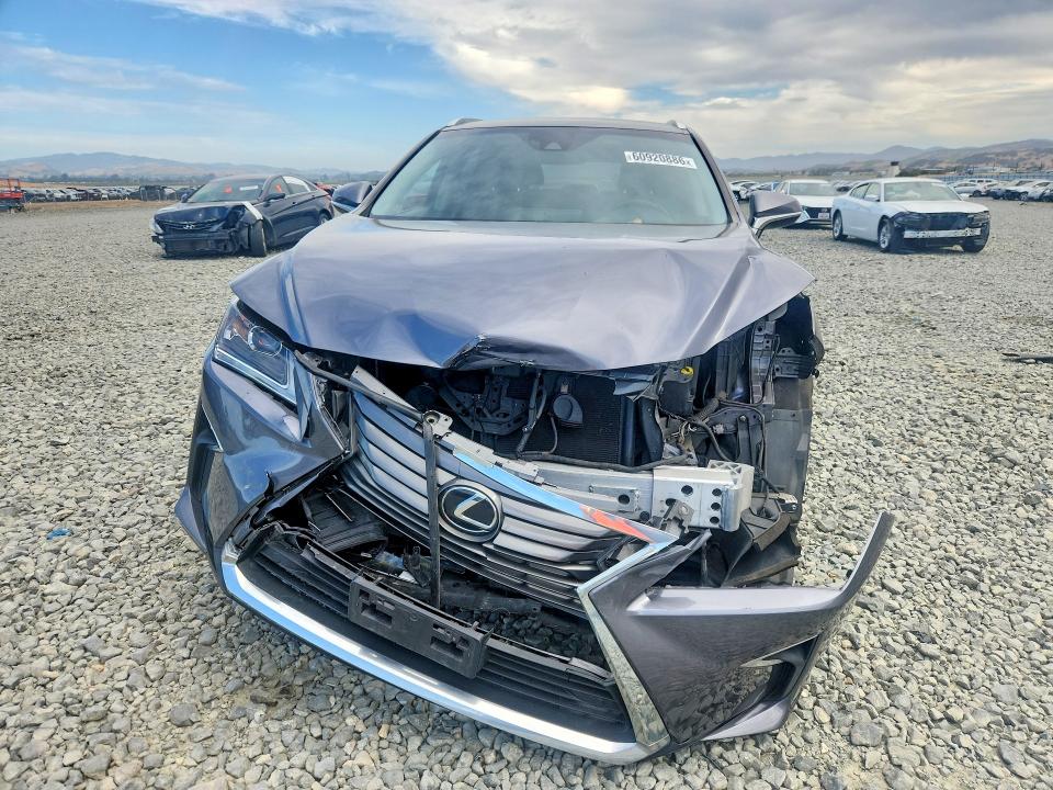 2018 Lexus Rx VIN JTJDZKCAXJ2001196 COPART salvage auction — FRONT END, Ca - Salvage Certificate, sold $7,500 on 2026-07-20 (photo 5)