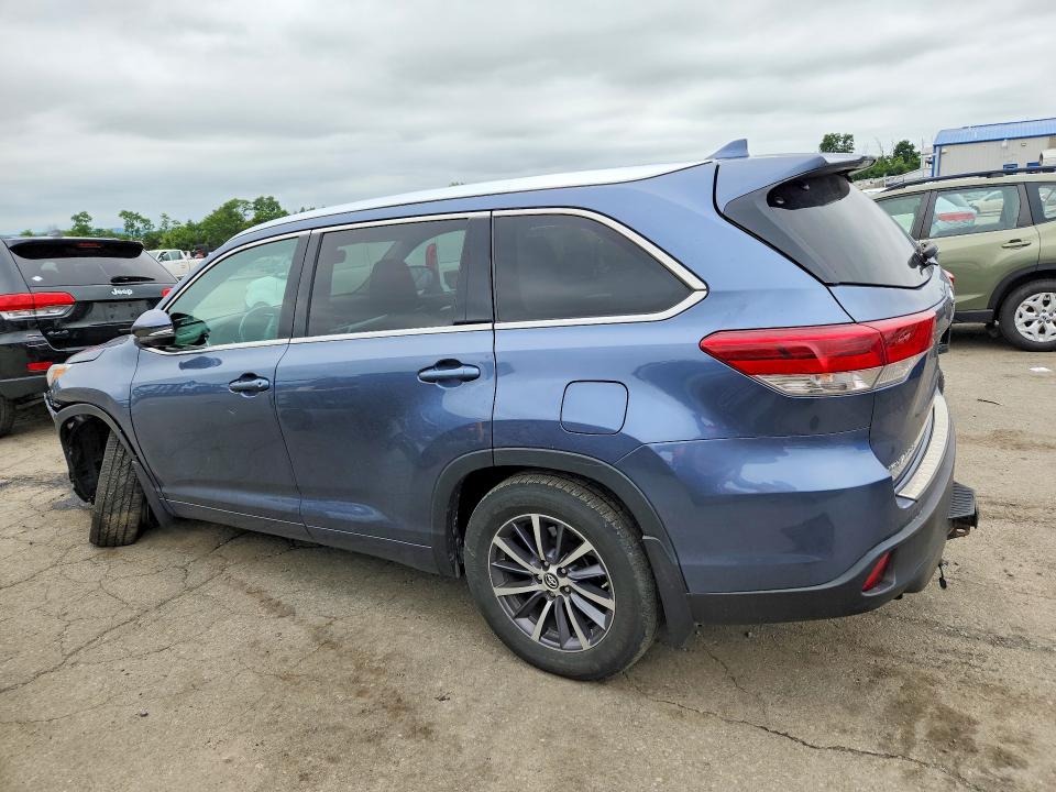 2018 Toyota VIN 5TDJZRFH2JS820946 COPART salvage auction — FRONT END, Pa - Certificate Of Salvage, sold $7,100 on 2026-07-17 (photo 2)