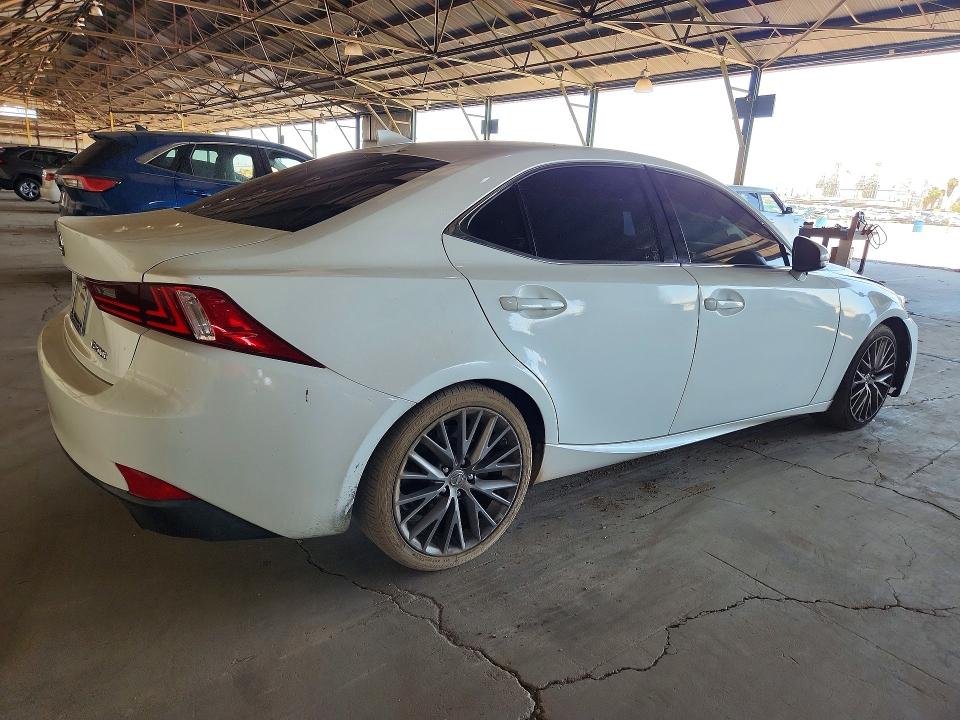 2016 Lexus Is VIN JTHBA1D25G5017234 COPART salvage auction — FRONT END, Az - Cert Of Title - Salvage, sold $4,600 on 2026-07-15 (photo 3)