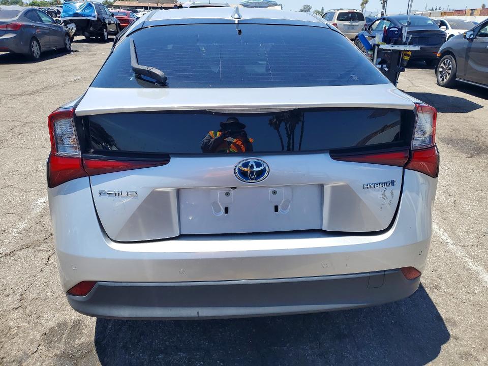2019 Toyota Prius VIN JTDKARFU8K3070173 COPART salvage auction — SIDE, CA - SALVAGE CERTIFICATE, sold $5,100 on 2026-07-31 (photo 6)