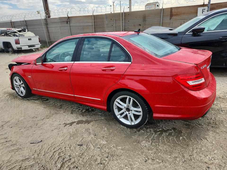 2012 Mercedes-benz VIN WDDGF4HB1CA606521 COPART salvage auction — FRONT END, Ca - Dis/Dlr/Exp Only Clean Title, sold $800 on 2026-07-28 (photo 2)