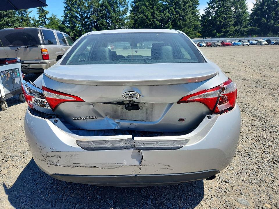 2014 Toyota Corolla VIN 5YFBURHE7EP140643 COPART salvage auction — REAR END, Wa - Bill Of Sale, sold $2,250 on 2026-07-17 (photo 6)