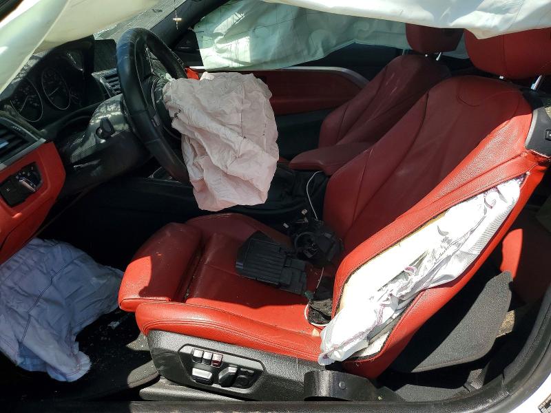 2018 BMW 4er VIN WBA4W7C55JAB87943 COPART salvage auction — ROLLOVER, Ca - Salvage Certificate, sold $550 on 2026-08-10 (photo 7)