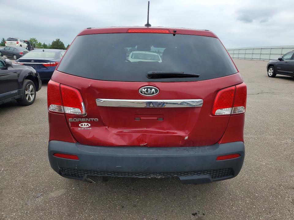 2011 Kia Sorento VIN 5XYKTCA14BG079128 COPART salvage auction — UNDERCARRIAGE, MN - CERT OF TITLE-SALVAGE, sold $625 on 2026-07-14 (photo 6)