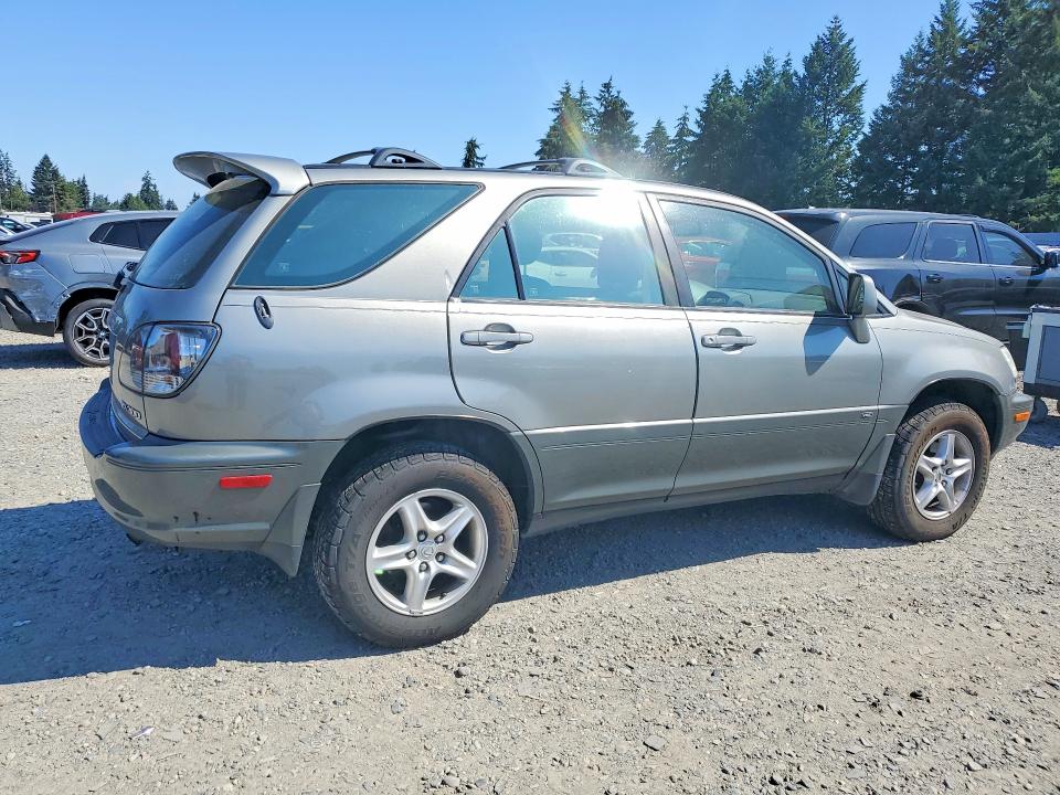 2002 Lexus Rx VIN JTJHF10U020290105 COPART salvage auction — REAR END, Wa - Aff Of Loss/Rel Of Interest, sold $225 on 2026-07-28 (photo 3)