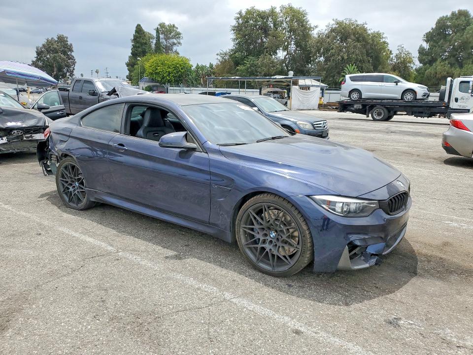 2018 BMW M4 VIN WBS4Y9C52JAC87578 COPART salvage auction — REAR END, CA - SALVAGE CERTIFICATE, sold $18,700 on 2026-08-21 (photo 4)
