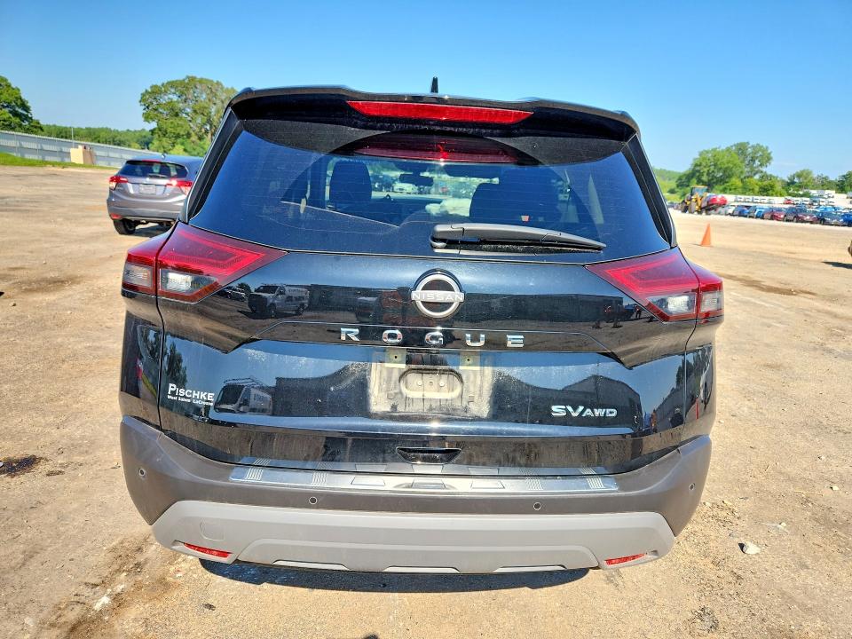 2023 Nissan Rogue VIN JN8BT3BB8PW357972 COPART salvage auction — FRONT END, Wi - Junked Vehicle Bill Of Sale, sold $2,800 on 2026-07-14 (photo 6)