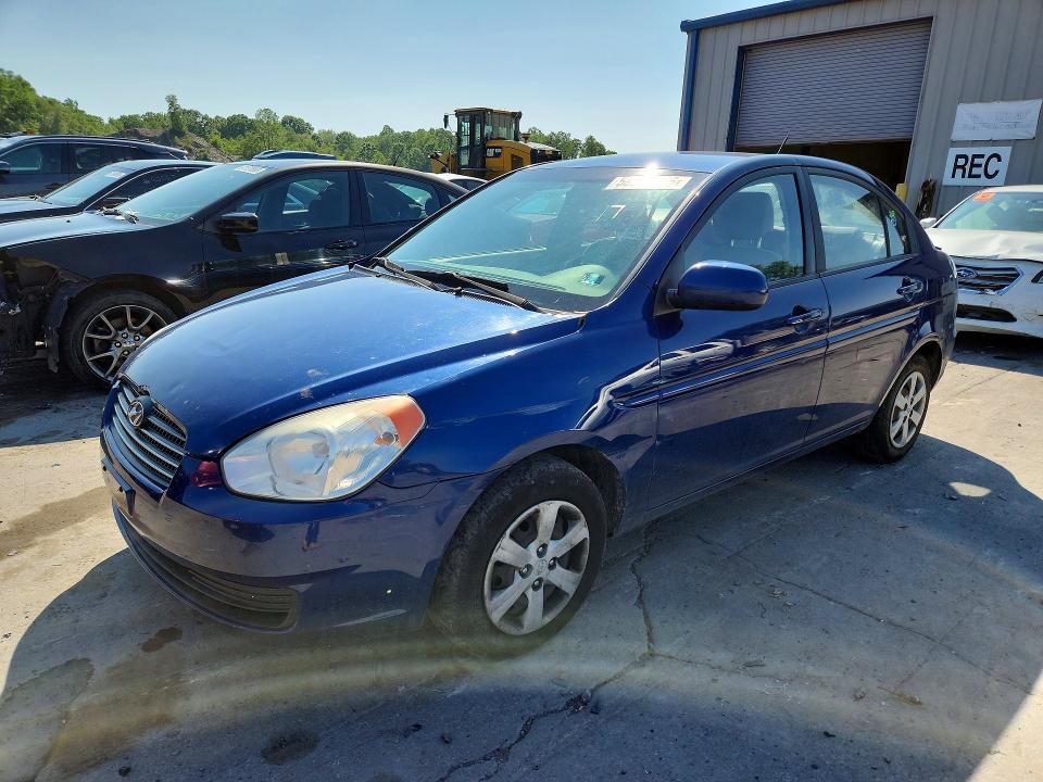 2010 Hyundai Accent VIN KMHCN4AC8AU406080 COPART salvage auction — REAR END, Pa - Certificate Of Salvage, sold $2 on 2026-07-29 (photo 1)