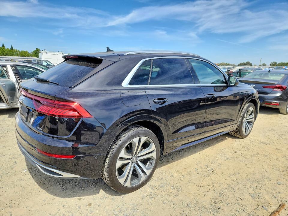 2019 Audi Q8 VIN WA1BVAF12KD011846 COPART salvage auction — MINOR DENT/SCRATCHES, Ca - Dis/Dlr/Exp App For Dup Clean, sold $11,700 on 2026-07-09 (photo 3)