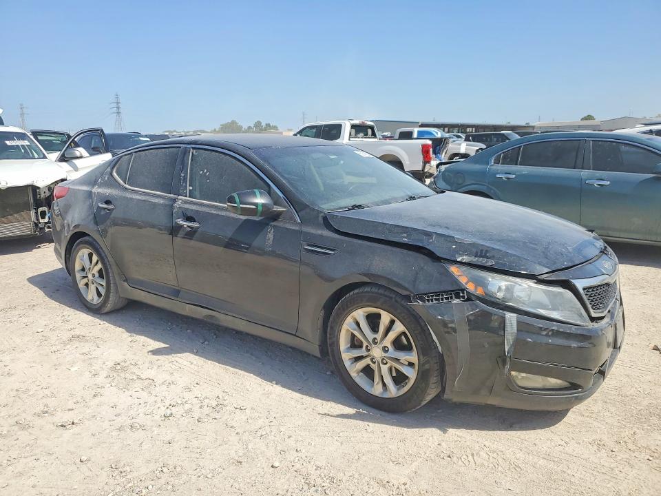 2012 Kia Optima VIN 5XXGN4A75CG075511 COPART salvage auction — FRONT END, Tx - Salvage Vehicle Title, sold $750 on 2026-07-31 (photo 4)