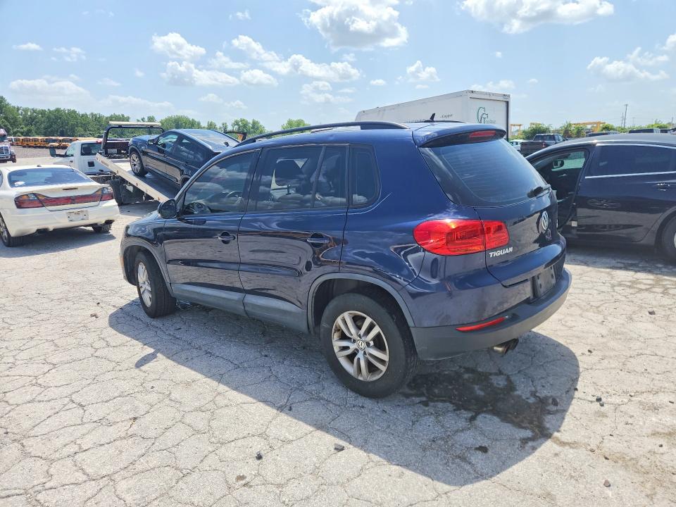 2016 Volkswagen Tiguan VIN WVGBV7AX2GW576299 COPART salvage auction — MECHANICAL, KS - DEALER ONLY CLEAN TITLE, sold $90 on 2026-07-28 (photo 2)