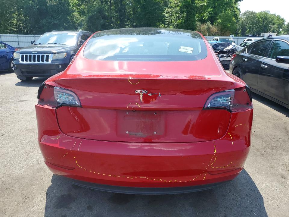 2018 Tesla Model 3 VIN 5YJ3E1EA1JF102741 COPART salvage auction — MINOR DENT/SCRATCHES, Pa - Certificate Of Salvage, sold $5,700 on 2026-07-21 (photo 6)