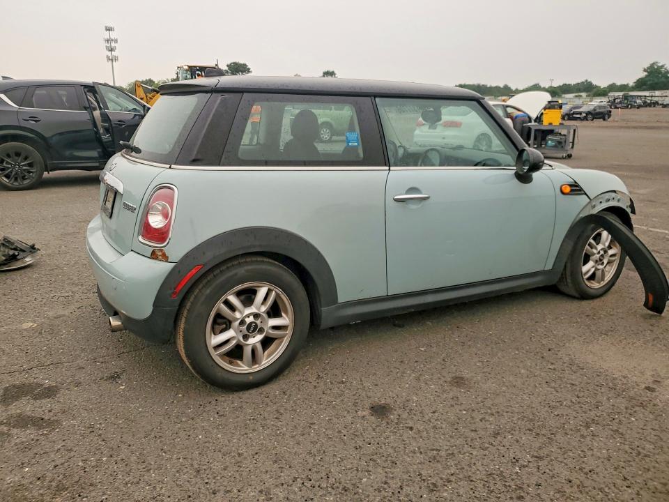 2012 Mini Cooper VIN WMWSU3C50CT366966 COPART salvage auction — FRONT END, NY - MV-907A SALVAGE CERTIFICATE, sold $425 on 2026-07-27 (photo 3)