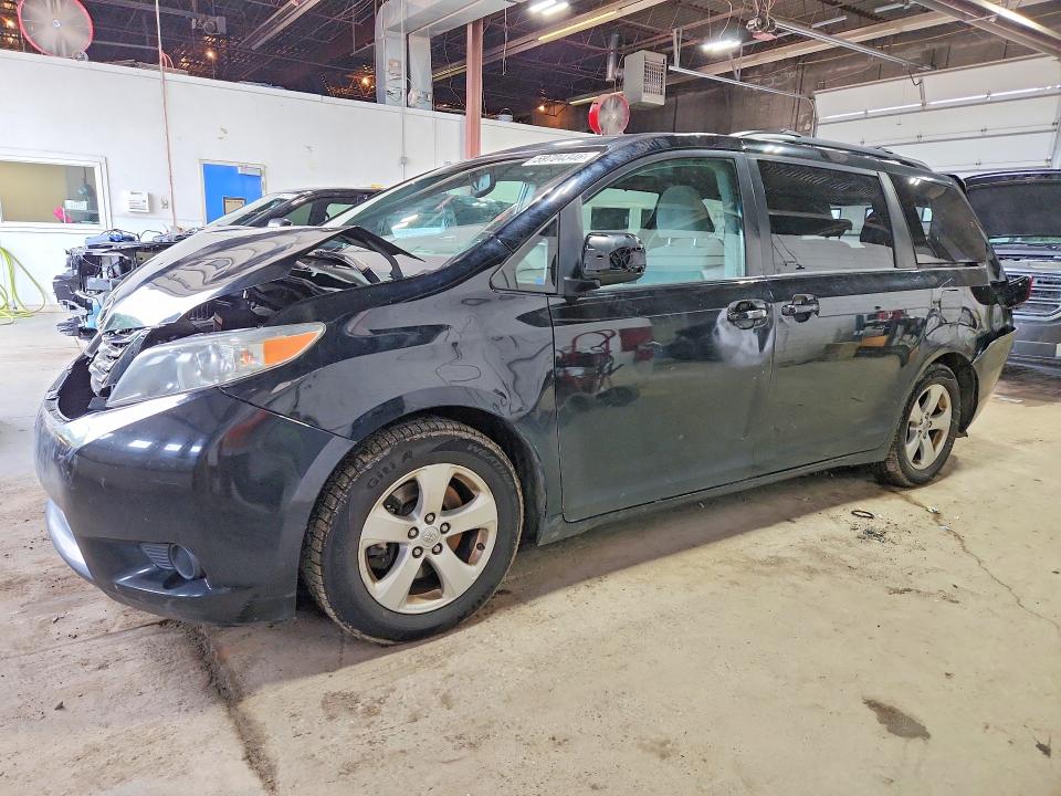 2015 Toyota Sienna VIN 5TDKK3DC8FS581830 COPART salvage auction — FRONT END, MN - CERT OF TITLE-SALVAGE, sold $1,200 on 2026-07-28 (photo 1)